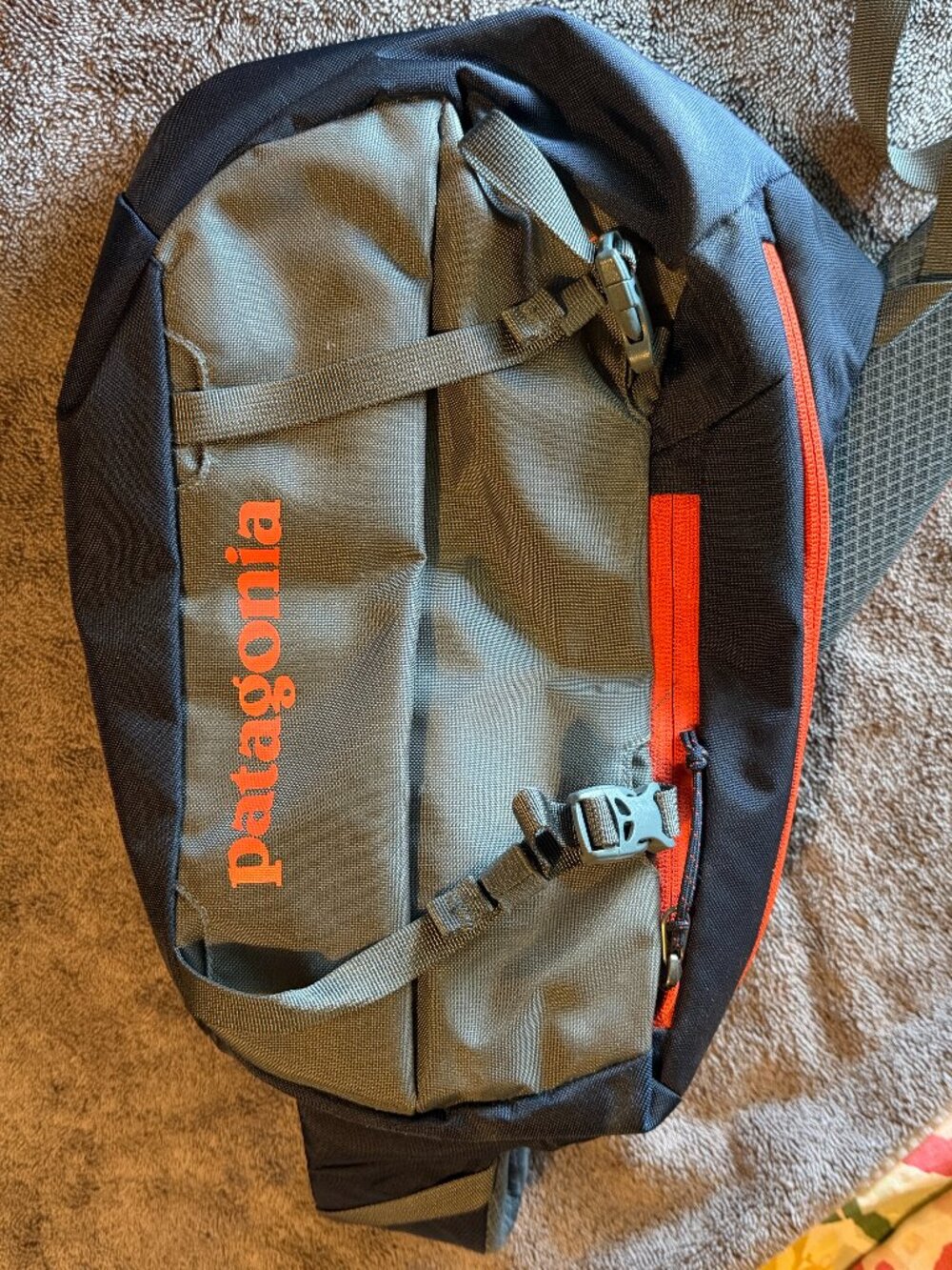Patagonia Atom Sling - 8L - Grey/Blue/Orange